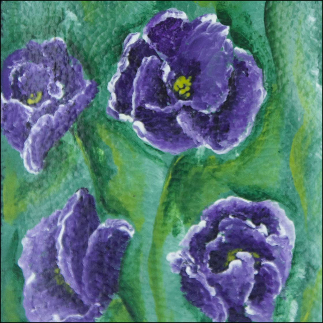 purple bellflowers