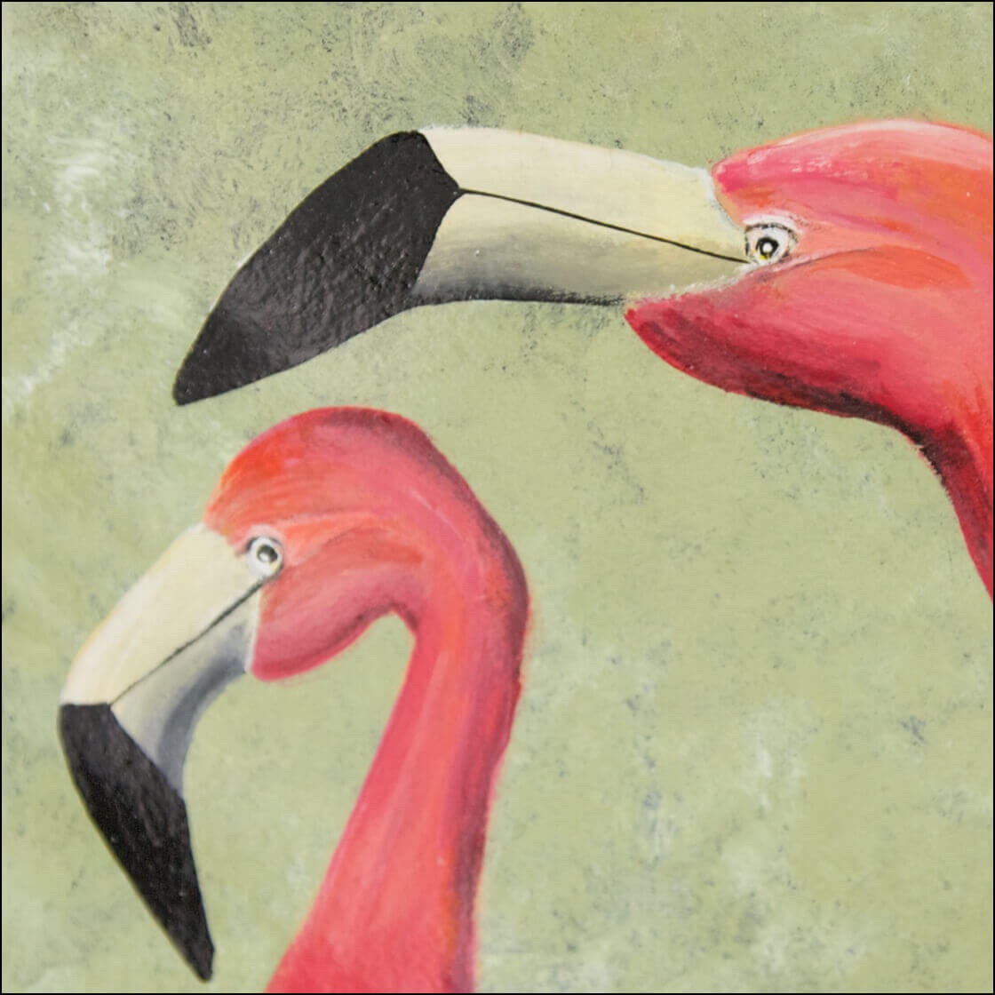 pair of flamingos